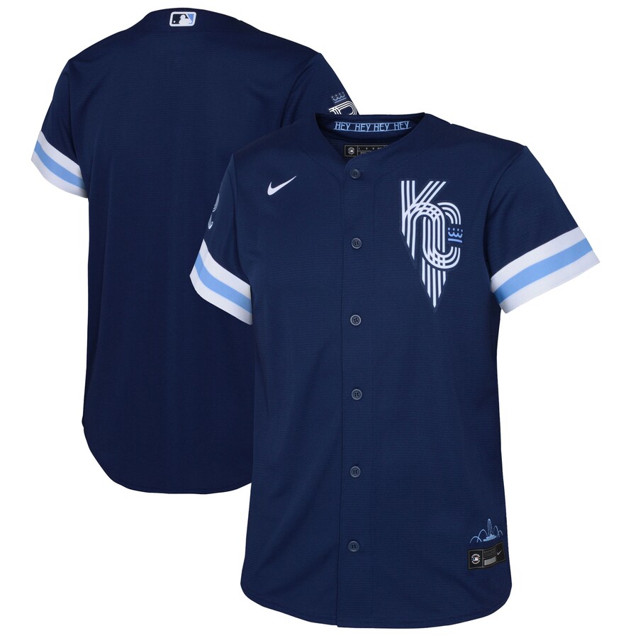 Youth Kansas City Royals Nike Navy City Connect Replica Jersey - Ujersey