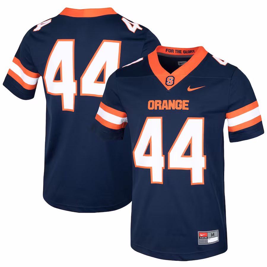 #44 Syracuse Orange Nike Football Jersey - Navy - Ujersey