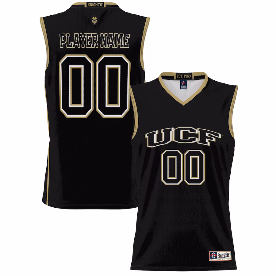 UCF Knights GameDay Greats Unisex NIL Pick-A-Player Lightweight Basketball Jersey - Black - Ujersey