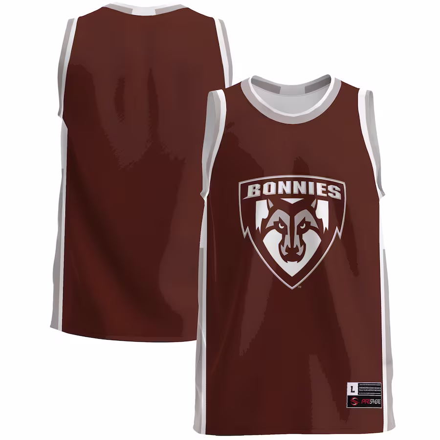 St. Bonaventure Bonnies GameDay Greats  Lightweight Basketball Jersey - Brown - Ujersey