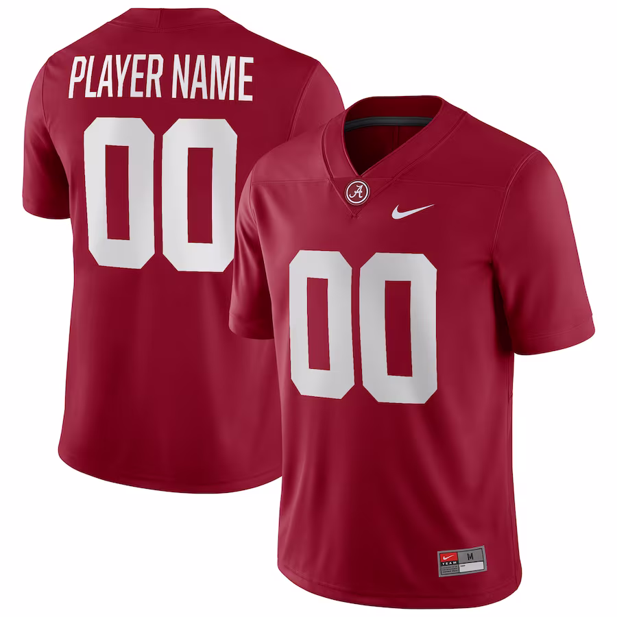 Alabama Crimson Tide Nike NFL Alumni Pick-A-Player Game Jersey - Crimson - Ujersey
