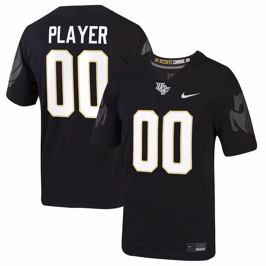 UCF Knights Nike Pick-A-Player NIL Replica Football Jersey - Black - Ujersey