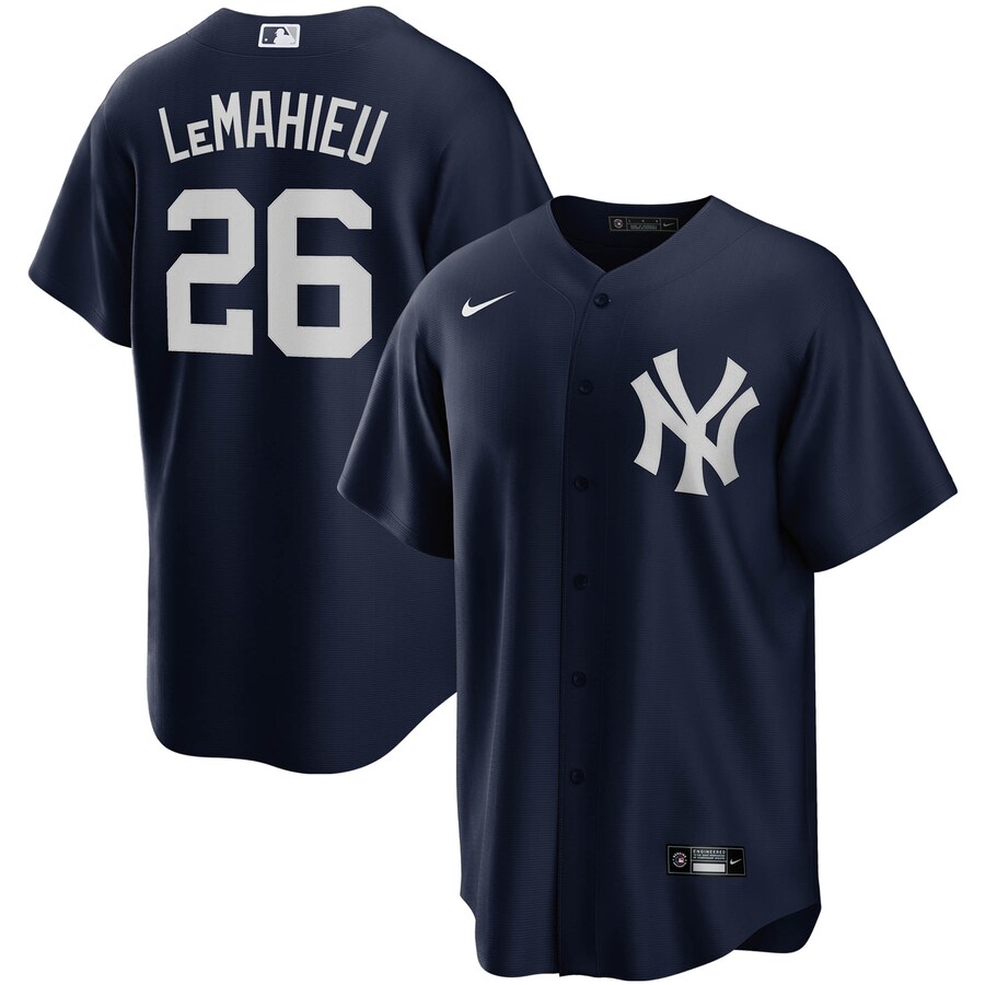 Men's New York Yankees DJ LeMahieu Nike Navy Alternate Replica Player Jersey - Ujersey