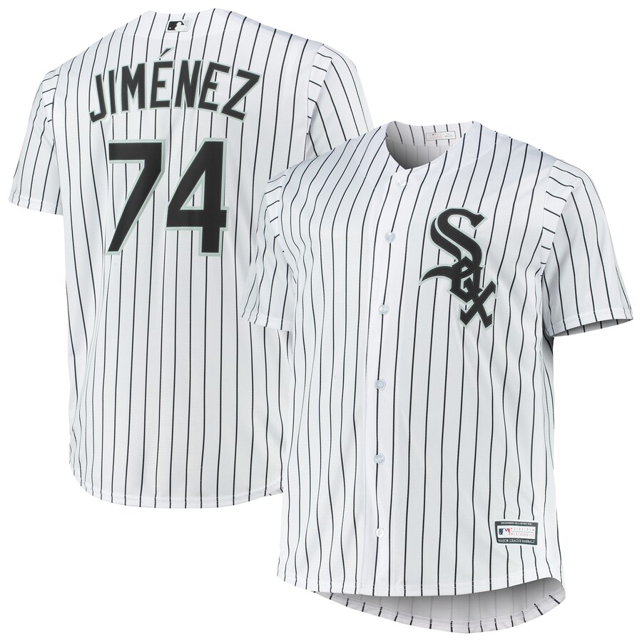 Men's Chicago White Sox Eloy Jimenez White Big & Tall Replica Player Jersey - Ujersey