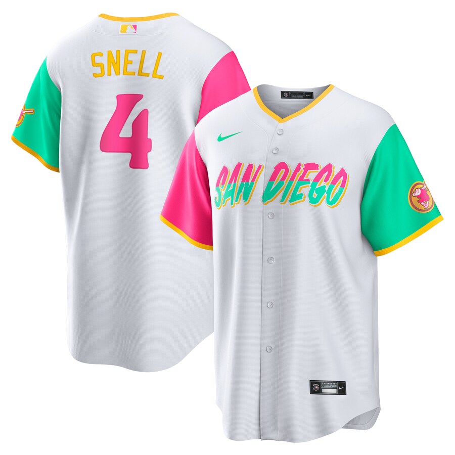 Men's San Diego Padres Blake Snell Nike White City Connect Replica Player Jersey - Ujersey