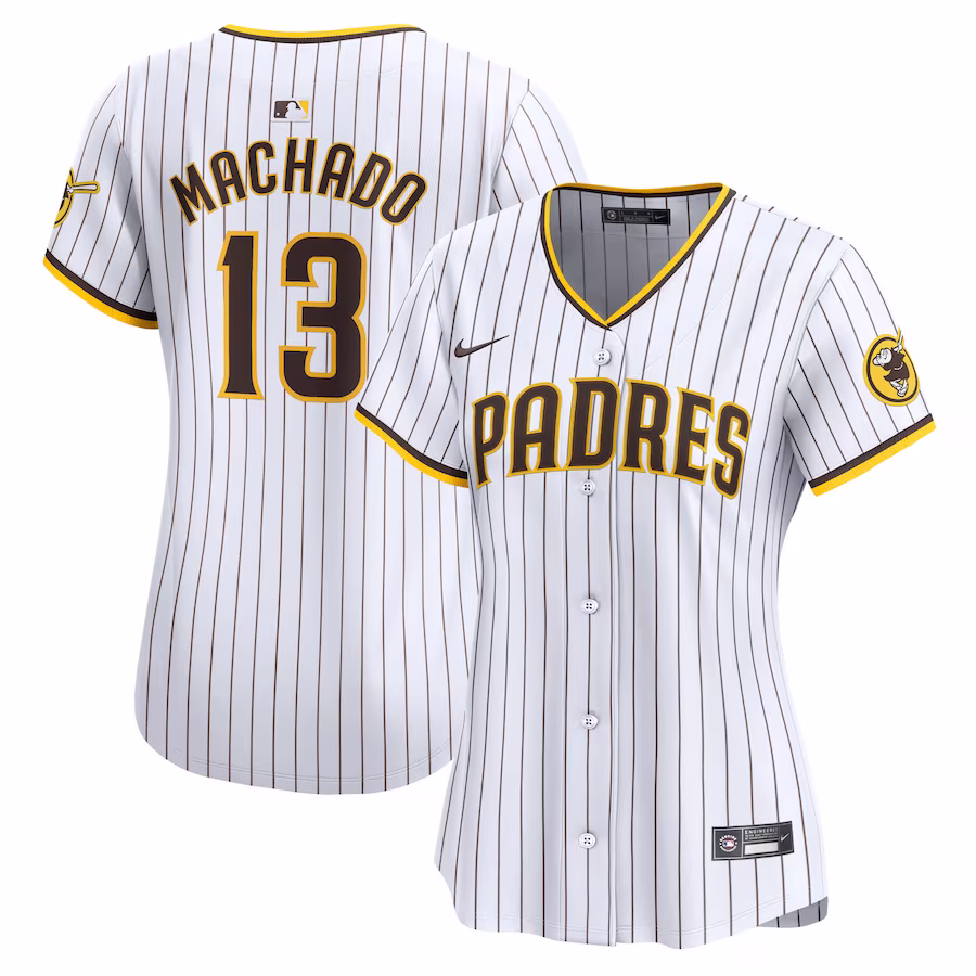 Women's San Diego Padres Manny Machado Nike White Home Limited Player Jersey - Ujersey