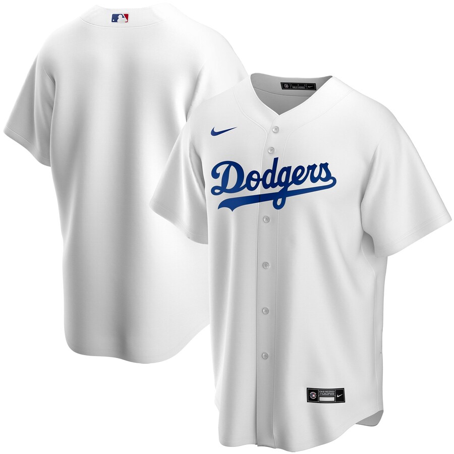Youth Los Angeles Dodgers Nike White Home Replica Team Jersey - Ujersey