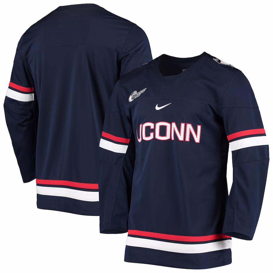 UConn Huskies Nike Replica Hockey Jersey - Navy - Ujersey