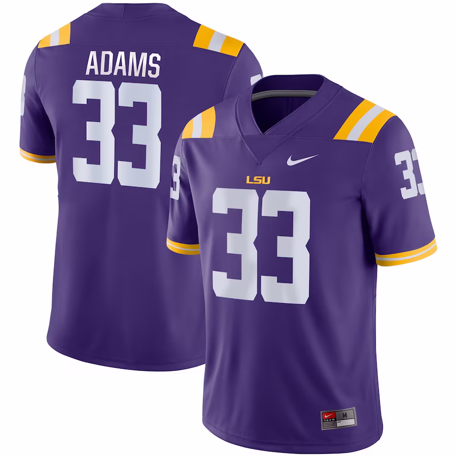 Jamal Adams LSU Tigers Nike Game Jersey - Purple - Ujersey