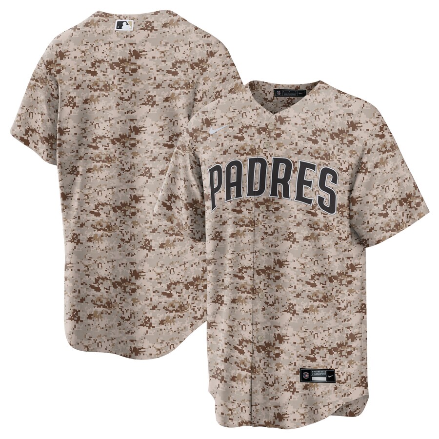 Men's San Diego Padres Nike Camo USMC Alternate Replica Team Jersey - Ujersey