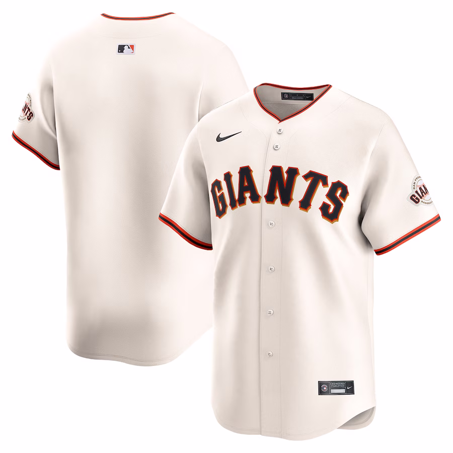 Men's San Francisco Giants Nike Cream Home Limited Jersey - Ujersey