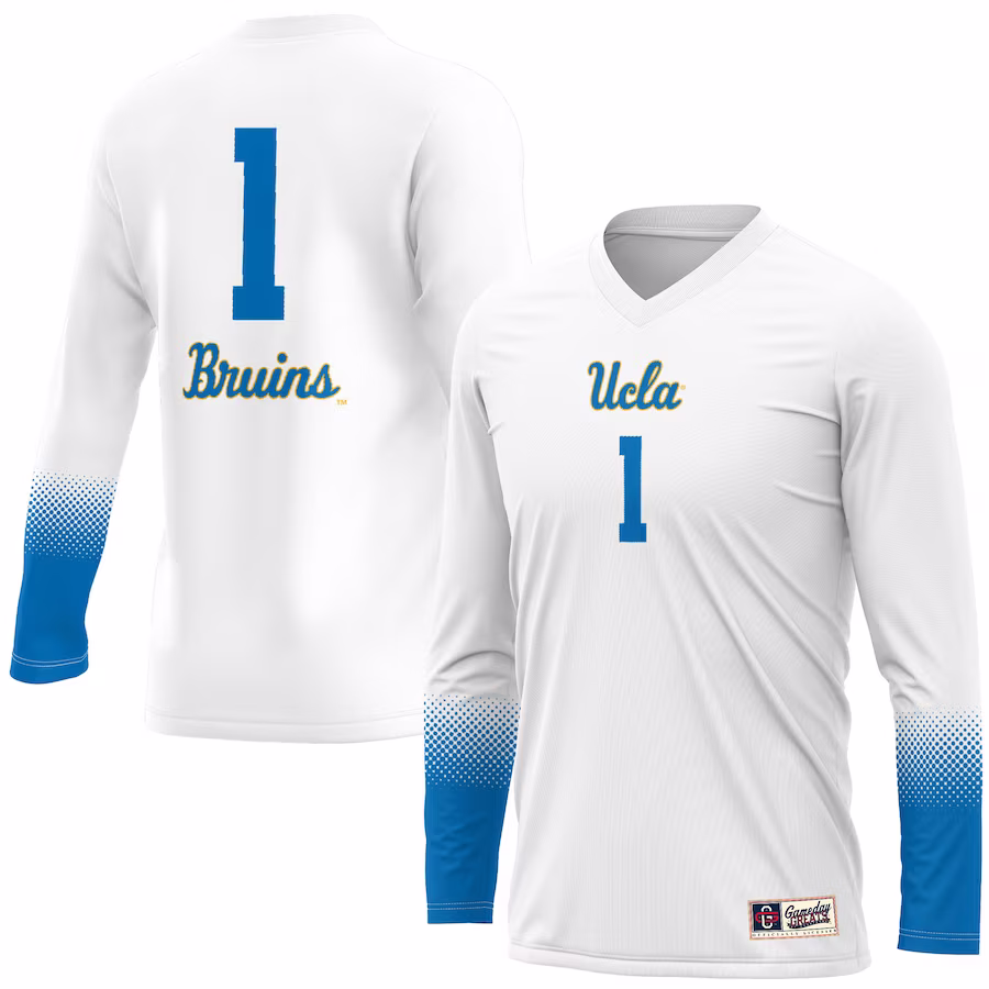 #1 UCLA Bruins GameDay Greats Youth Lightweight Women's Volleyball Jersey - White - Ujersey