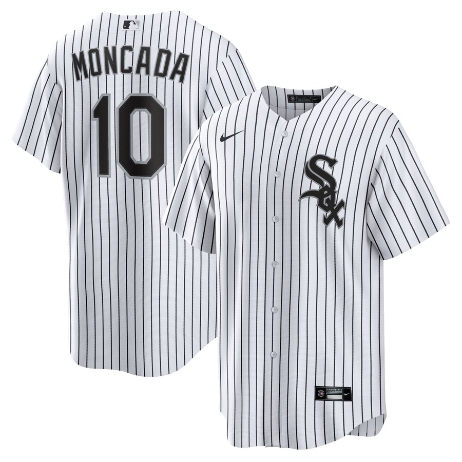 Men's Chicago White Sox Yoan Moncada Nike White Home Replica Player Name Jersey - Ujersey