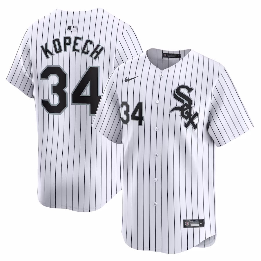 Men's Chicago White Sox Michael Kopech Nike White Home Limited Player Jersey - Ujersey