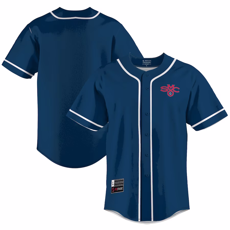 Saint Mary's Gaels GameDay Greats  Lightweight Baseball Jersey - Blue - Ujersey