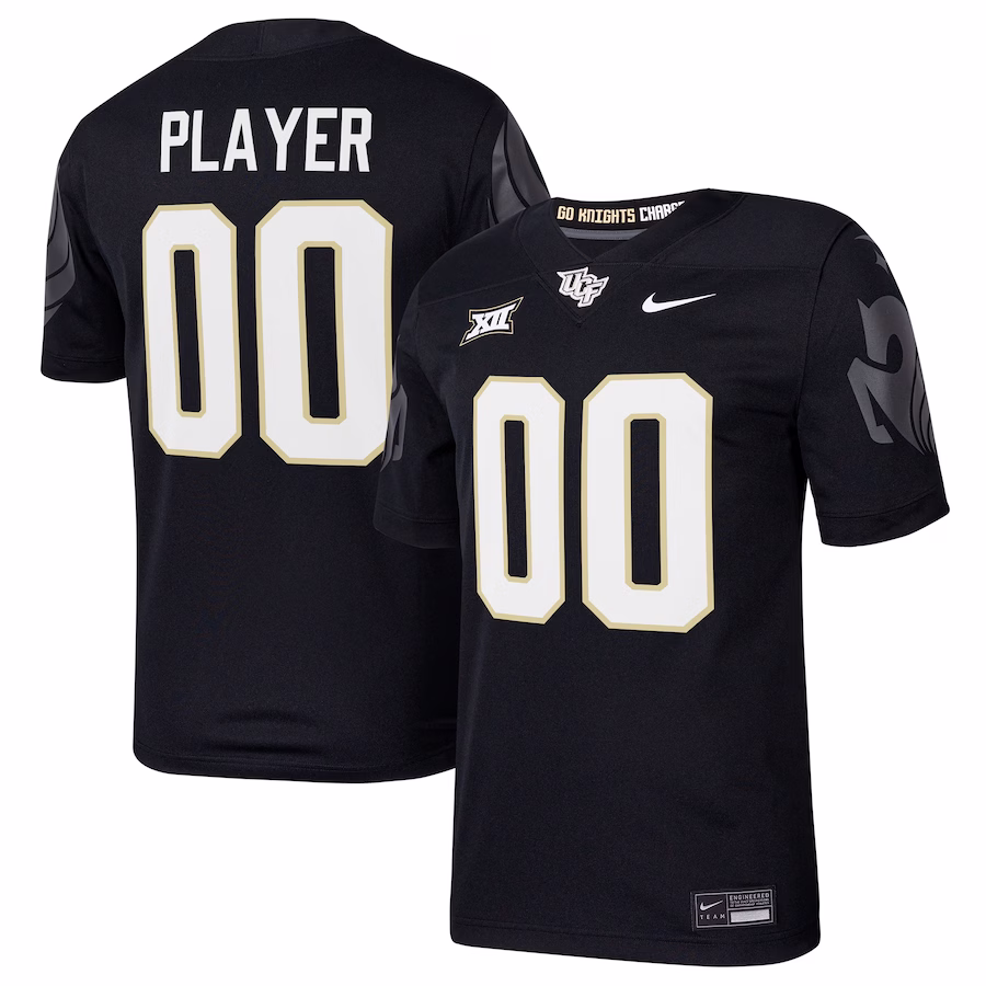 UCF Knights Nike Pick-A-Player NIL Football Game Jersey - Black - Ujersey