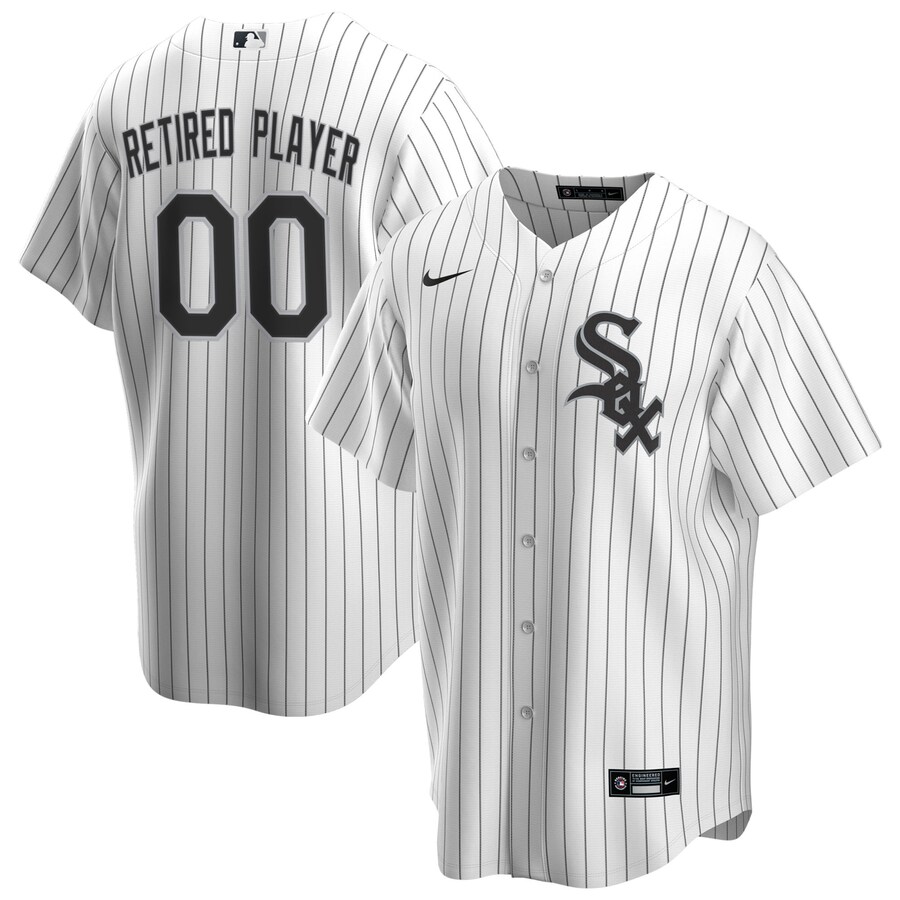 Men's Chicago White Sox Nike White Home Pick-A-Player Retired Roster Replica Jersey - Ujersey