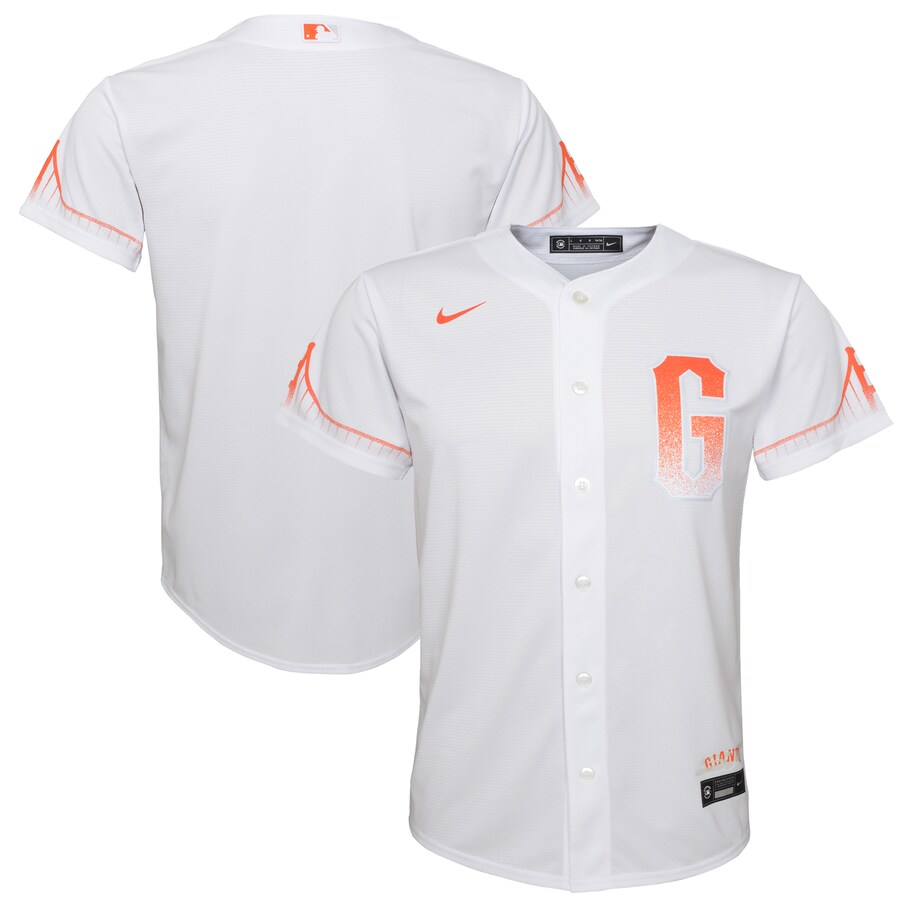Youth San Francisco Giants Nike White City Connect Replica Jersey - Ujersey