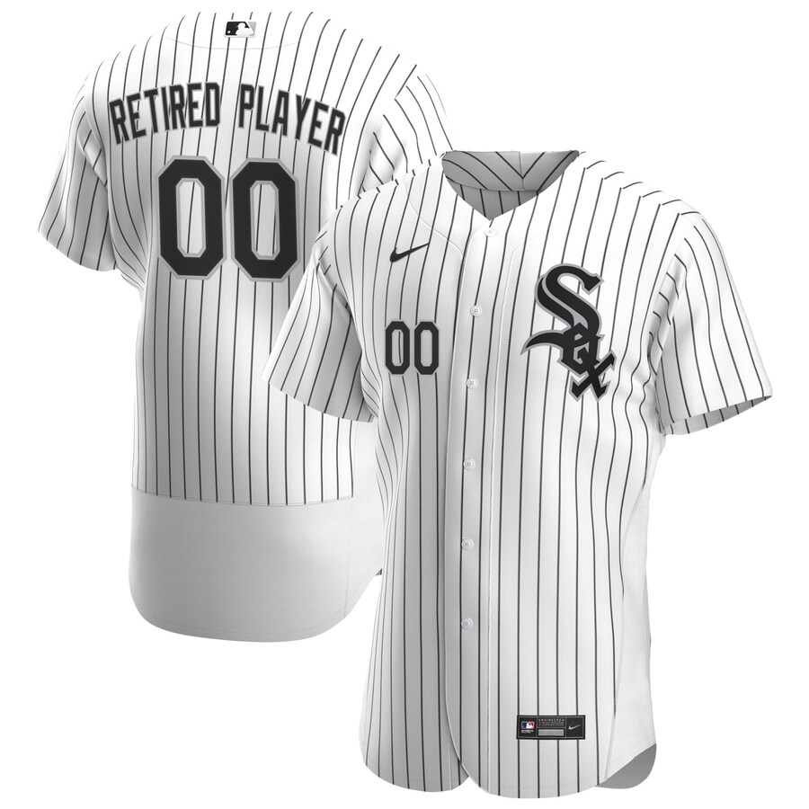 Men's Chicago White Sox Nike White Home Pick-A-Player Retired Roster Authentic Jersey - Ujersey