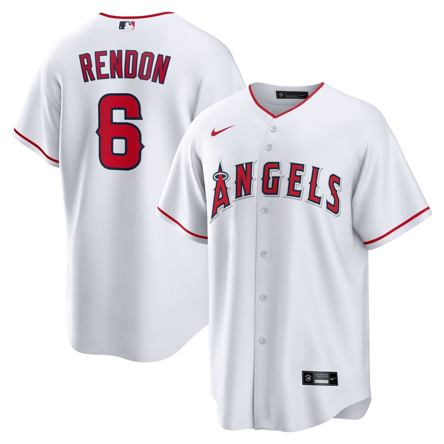 Men's Los Angeles Angels Anthony Rendon Nike White Home Replica Player Name Jersey - Ujersey