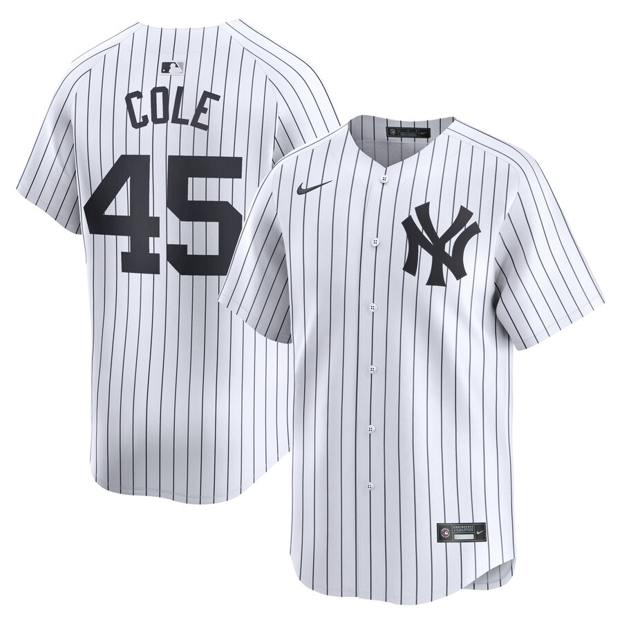 Men's New York Yankees Gerrit Cole Nike White Home Limited Player Jersey - Ujersey