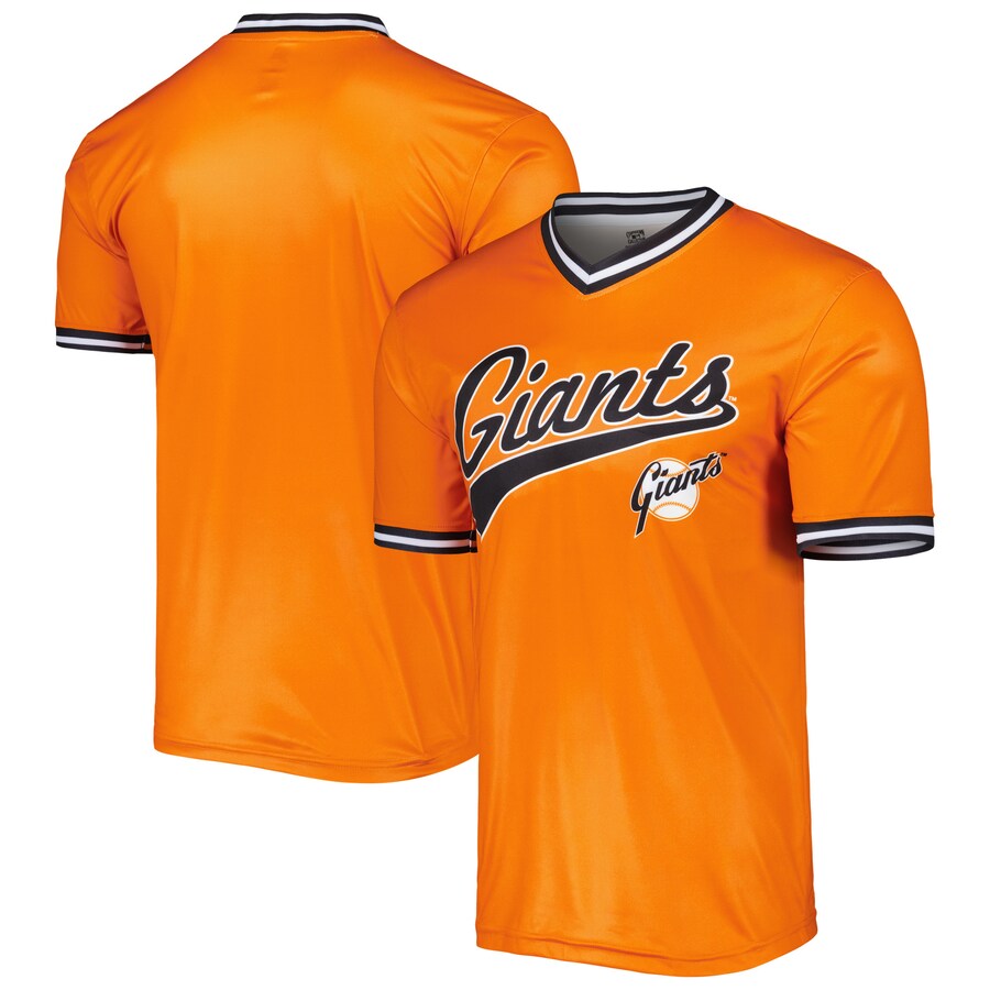 Men's San Francisco Giants Stitches Orange Cooperstown Collection Team Jersey - Ujersey