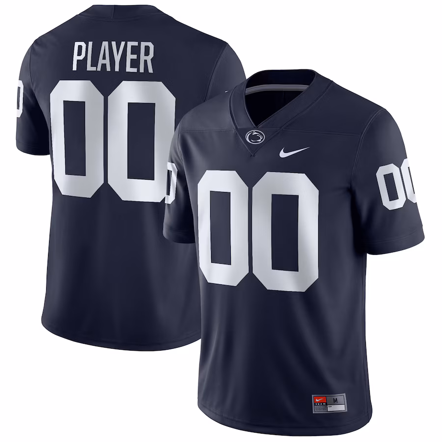Penn State Nittany Lions Nike Pick-A-Player NIL Replica Football Jersey - Navy - Ujersey