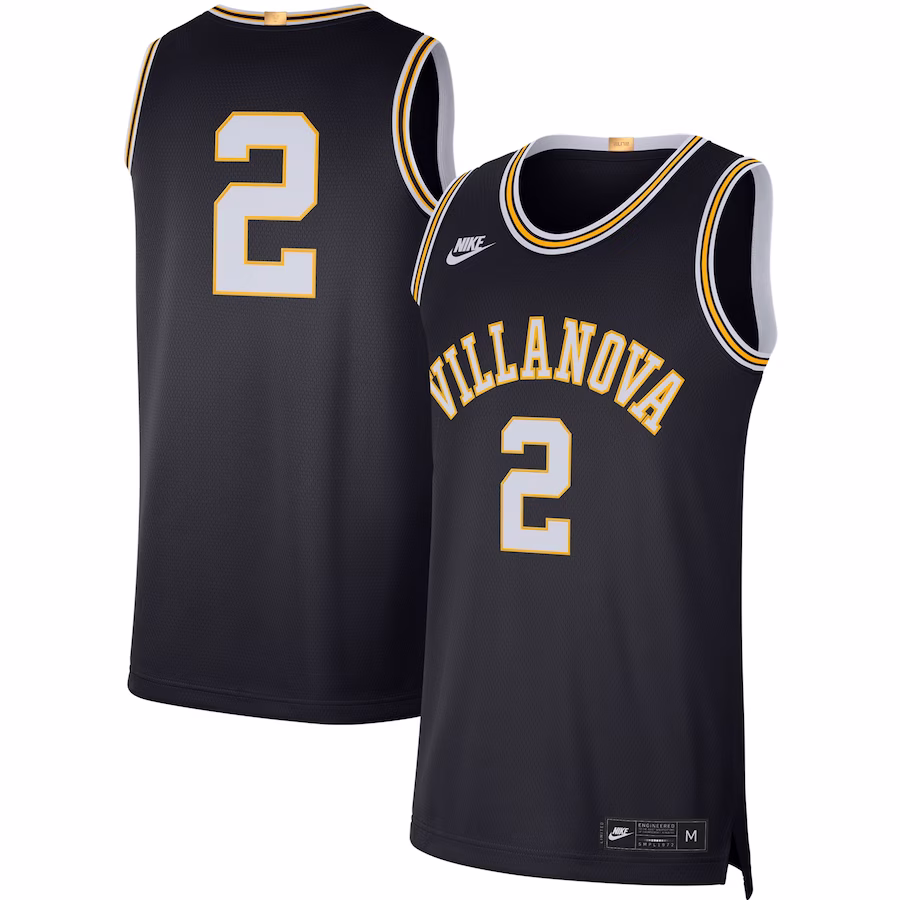 #2 Villanova Wildcats Nike Retro Limited Jersey - Navy - Ujersey