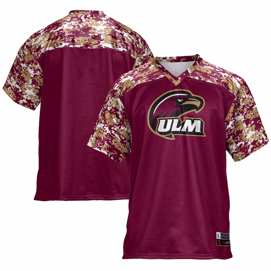 ULM Warhawks GameDay Greats Football Jersey - Maroon - Ujersey