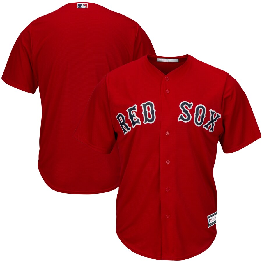 Men's Boston Red Sox Red Big & Tall Replica Team Jersey - Ujersey