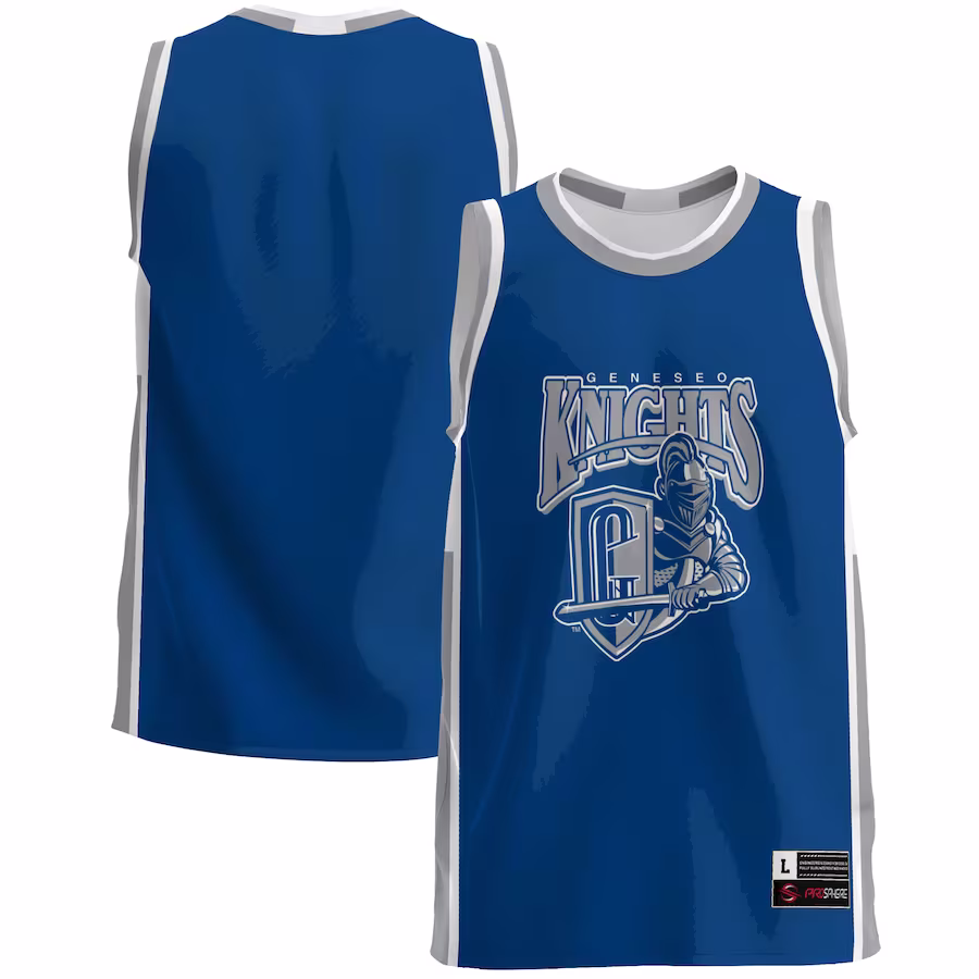 SUNY Geneseo Knights GameDay Greats  Lightweight Basketball Jersey - Blue - Ujersey