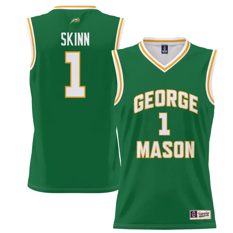 #1 George Mason Patriots GameDay Greats Lightweight Basketball Jersey - Green - Ujersey