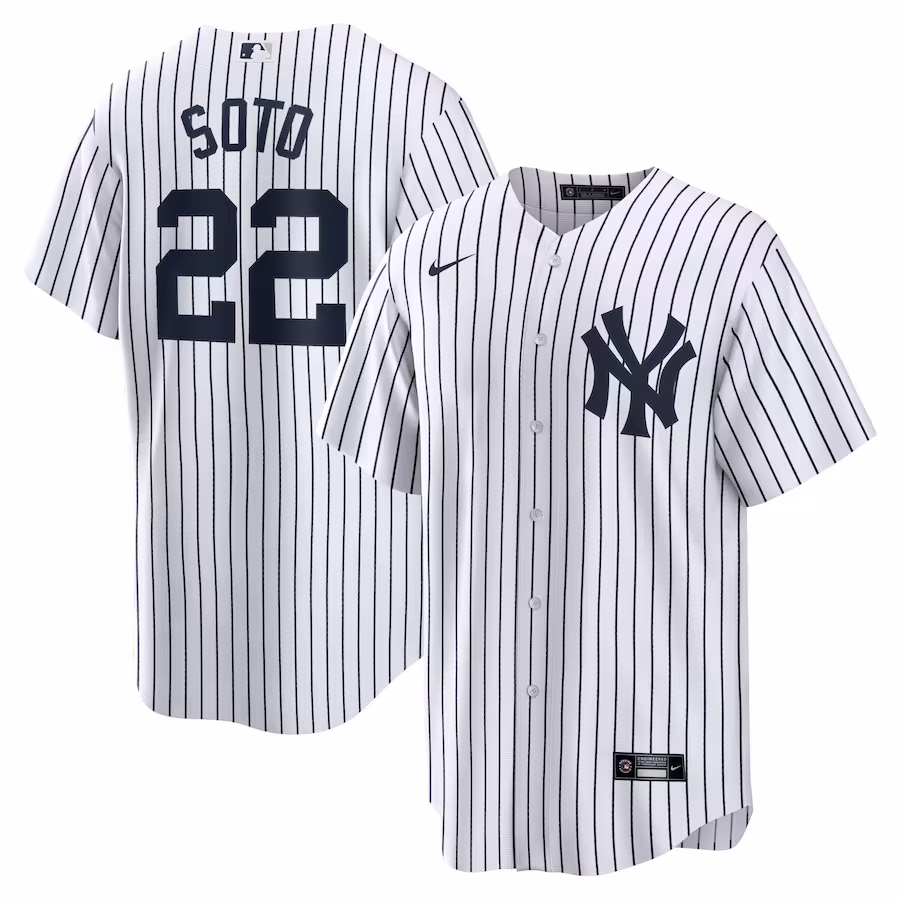 Youth New York Yankees Juan Soto Nike White Home Replica Player Jersey - Ujersey