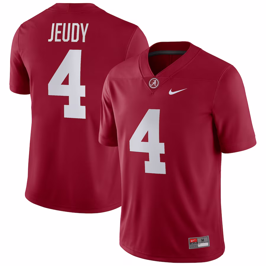 Jerry Jeudy Alabama Crimson Tide Nike Player Game Jersey - Crimson - Ujersey