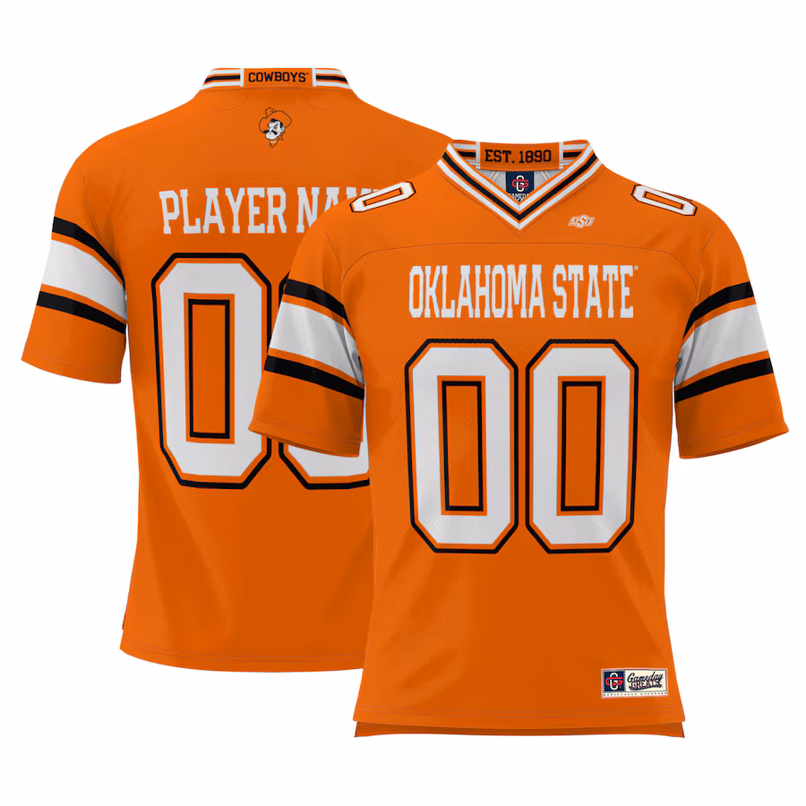 Oklahoma State Cowboys GameDay Greats Youth NIL Pick-A-Player Football Jersey - Orange - Ujersey