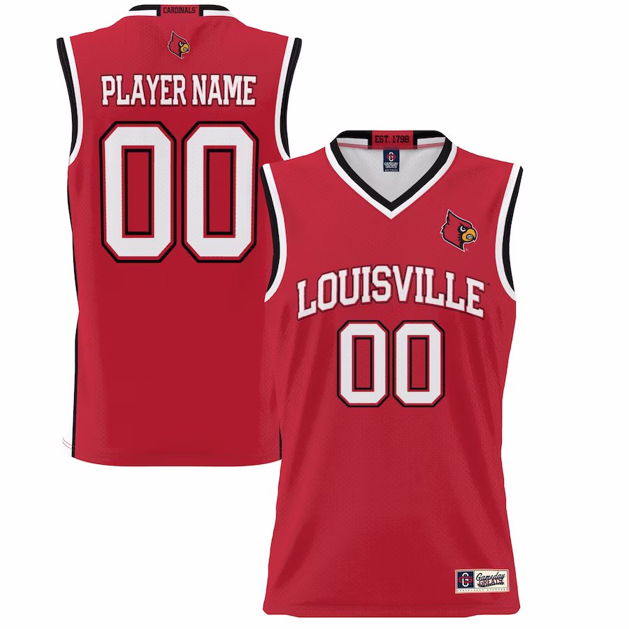 Louisville Cardinals GameDay Greats Youth NIL Pick-A-Player Women's Lightweight Basketball Jersey - Red - Ujersey
