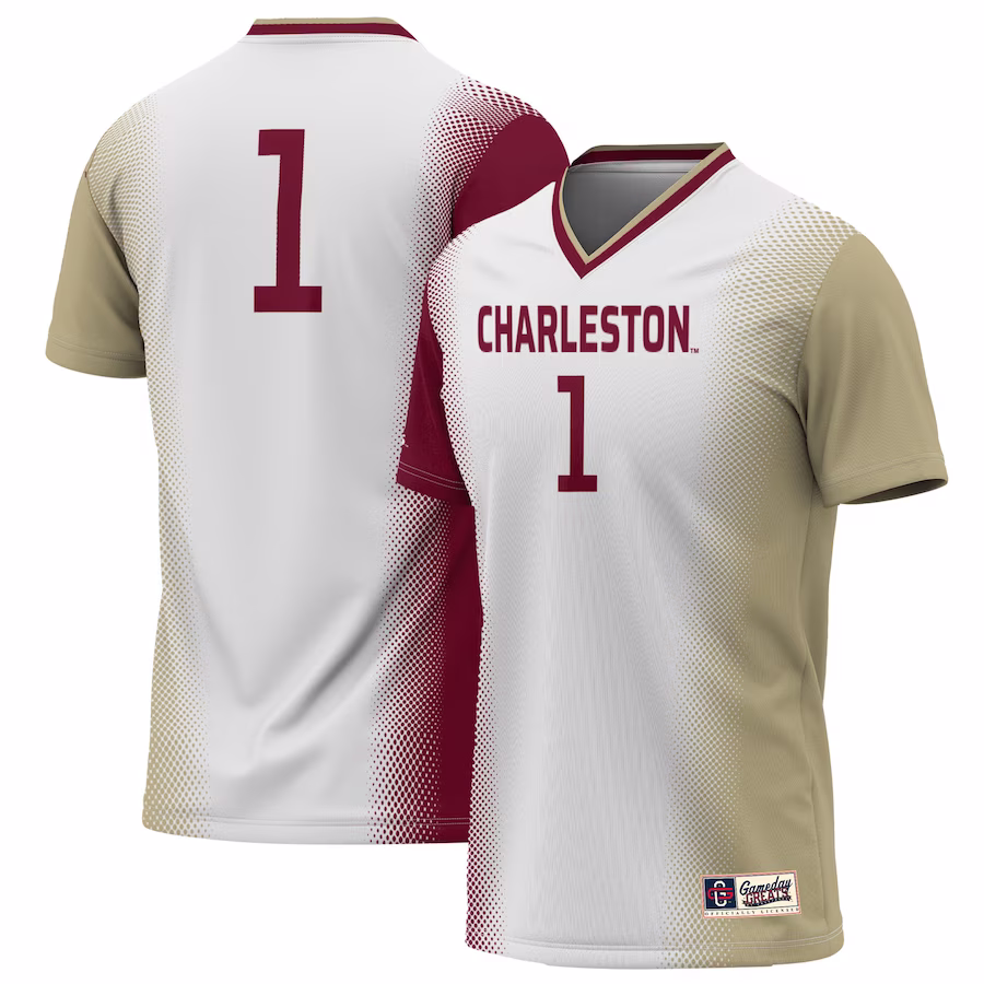 #1 Charleston Cougars GameDay Greats Unisex Lightweight Soccer Jersey - White - Ujersey