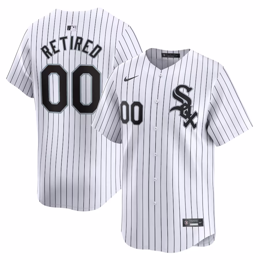 Men's Chicago White Sox Nike White Home Limited Pick-A-Player Retired Roster Jersey - Ujersey