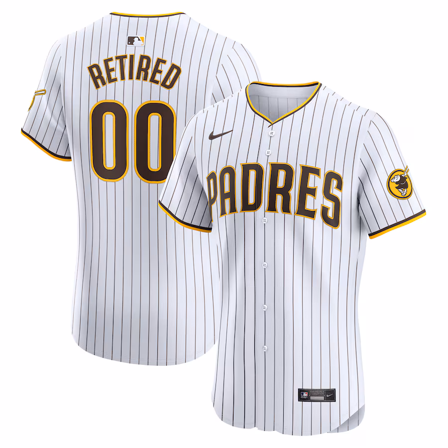 Men's San Diego Padres Nike White Home Elite Pick-A-Player Retired Roster Jersey - Ujersey