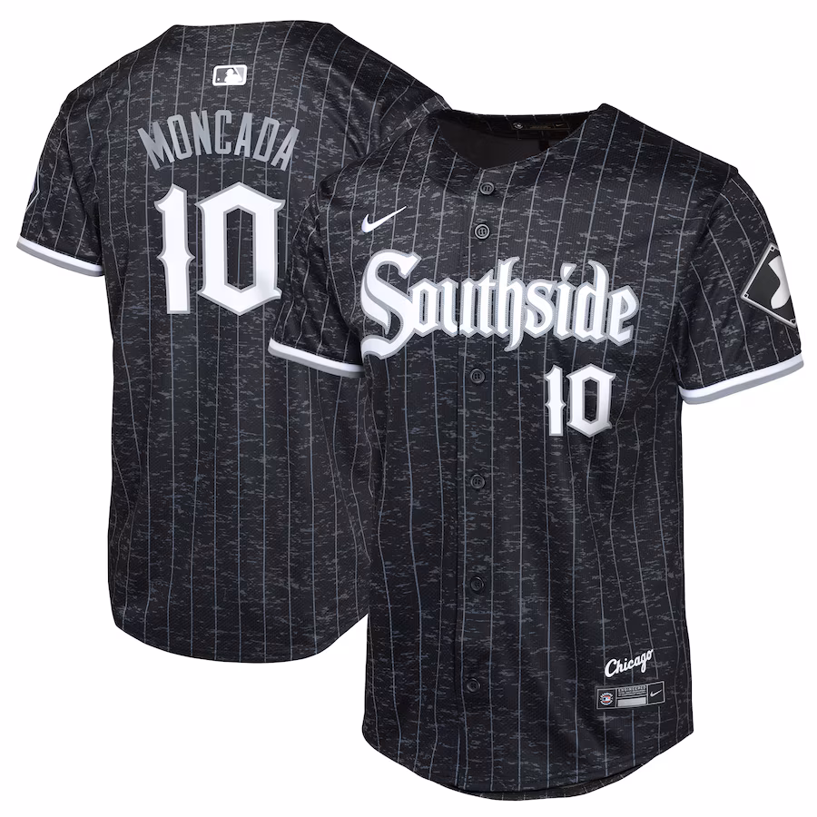 Youth Chicago White Sox Yoan Moncada Nike Black City Connect Limited Player Jersey - Ujersey