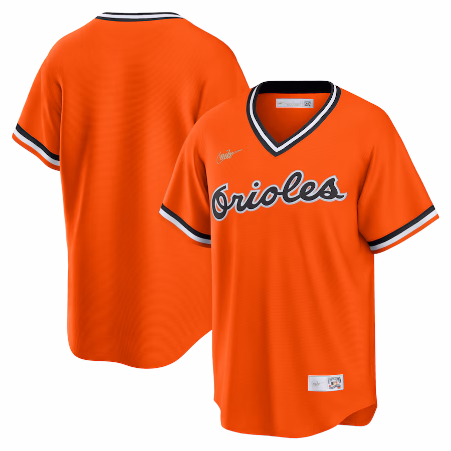 Men's Baltimore Orioles Nike Orange Alternate Cooperstown Collection Team Jersey - Ujersey