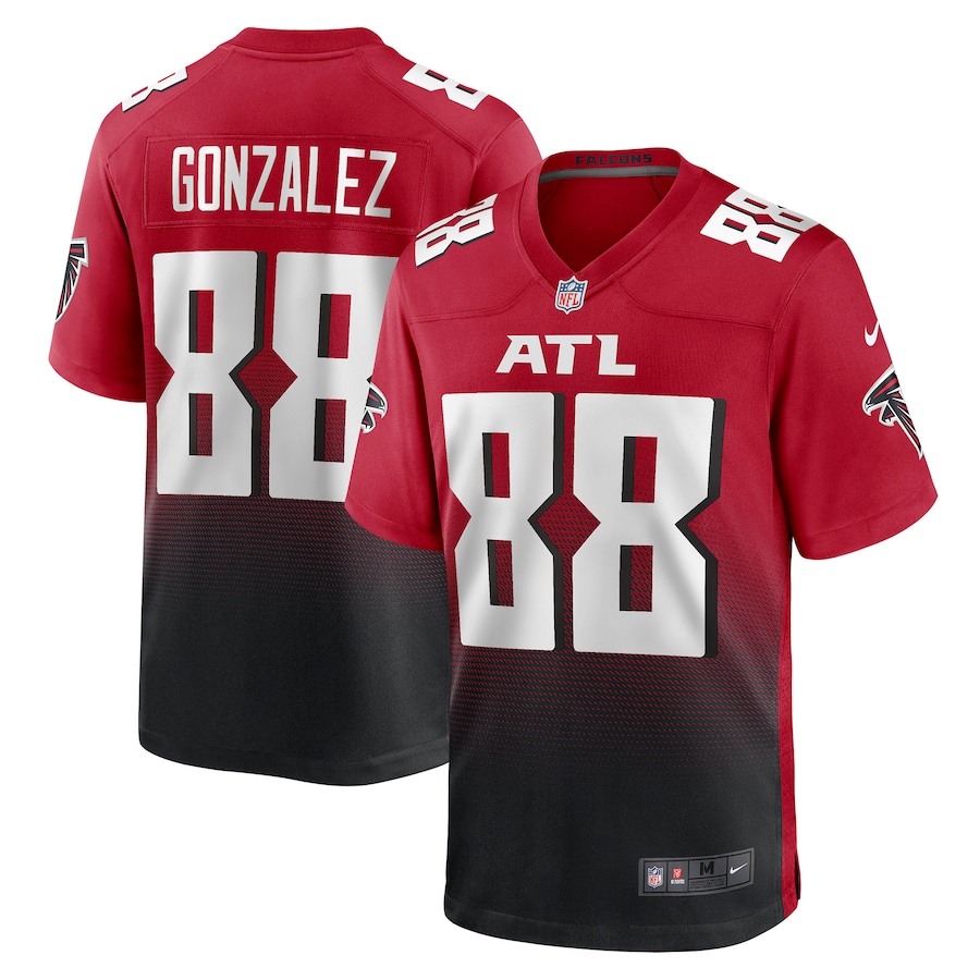 Men's Atlanta Falcons Tony Gonzalez Nike Red Retired Player Alternate Game Jersey - Ujersey