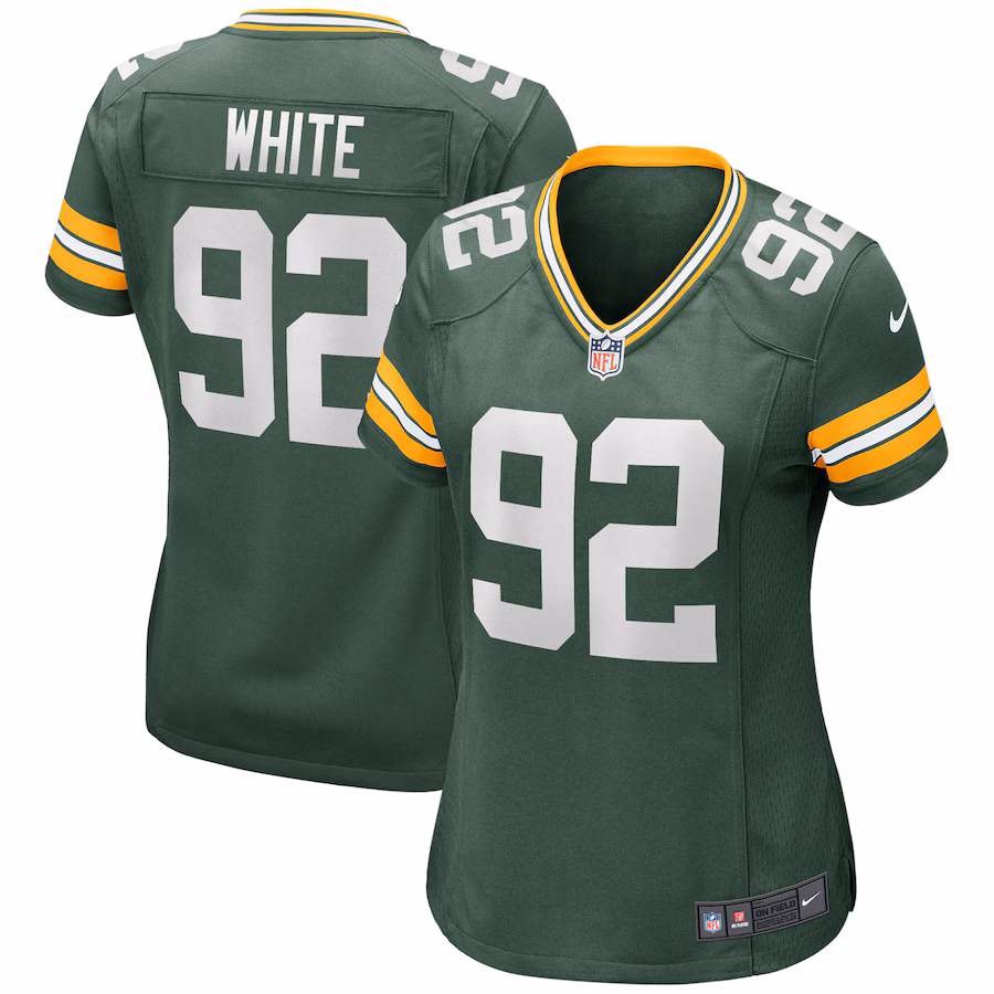Women's Green Bay Packers Reggie White Nike Green Game Retired Player Jersey - Ujersey
