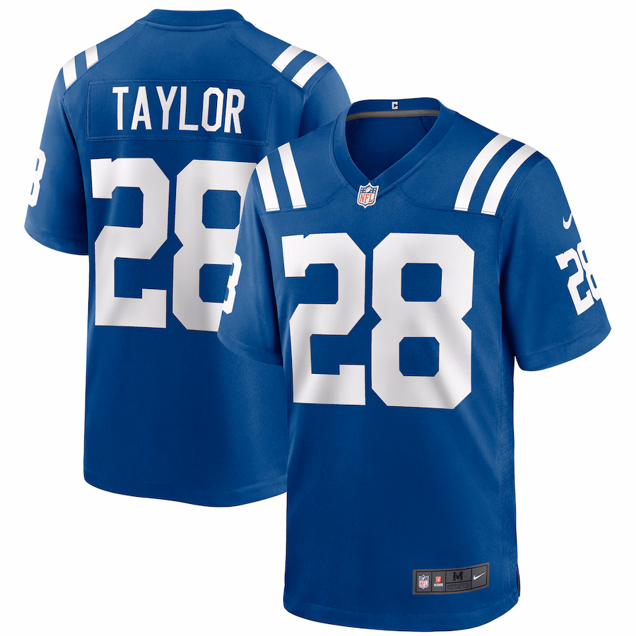 Men's Indianapolis Colts Jonathan Taylor Nike Royal Player Game Jersey - Ujersey