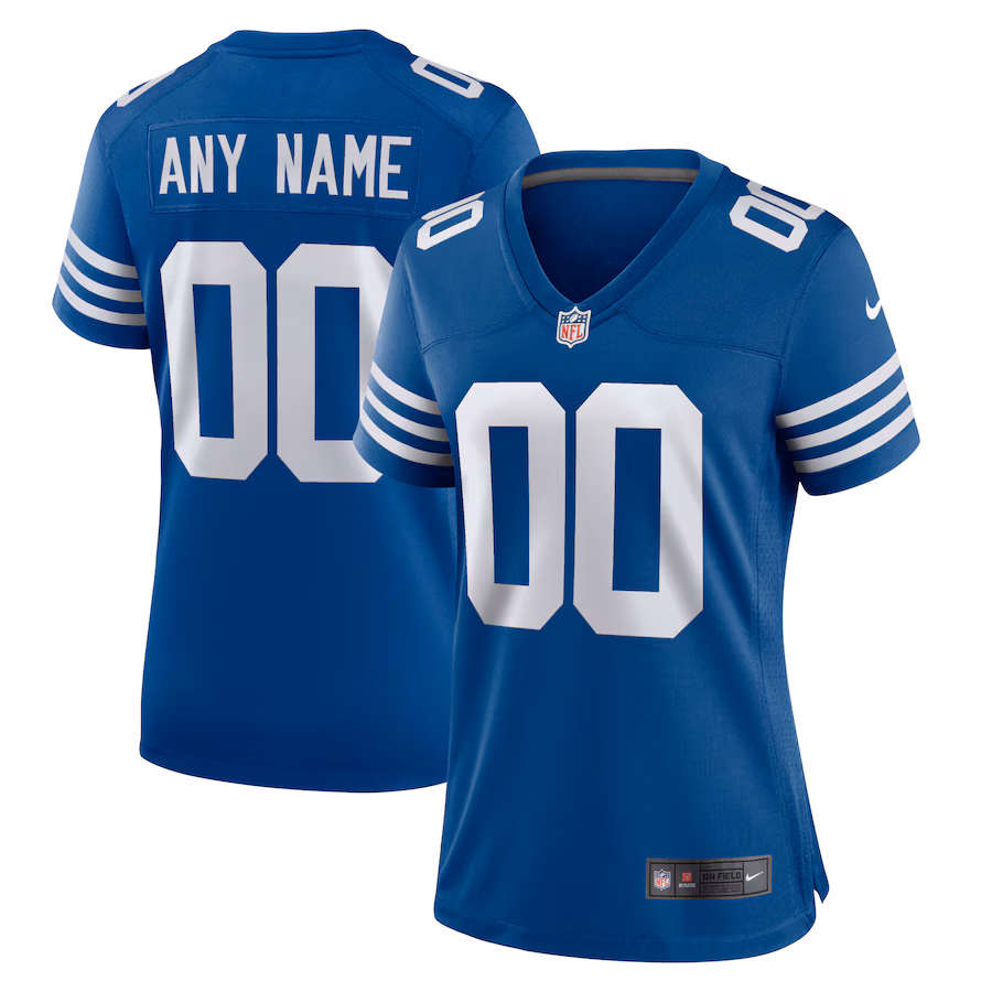 Women's Indianapolis Colts Nike Royal Alternate Custom Jersey - Ujersey