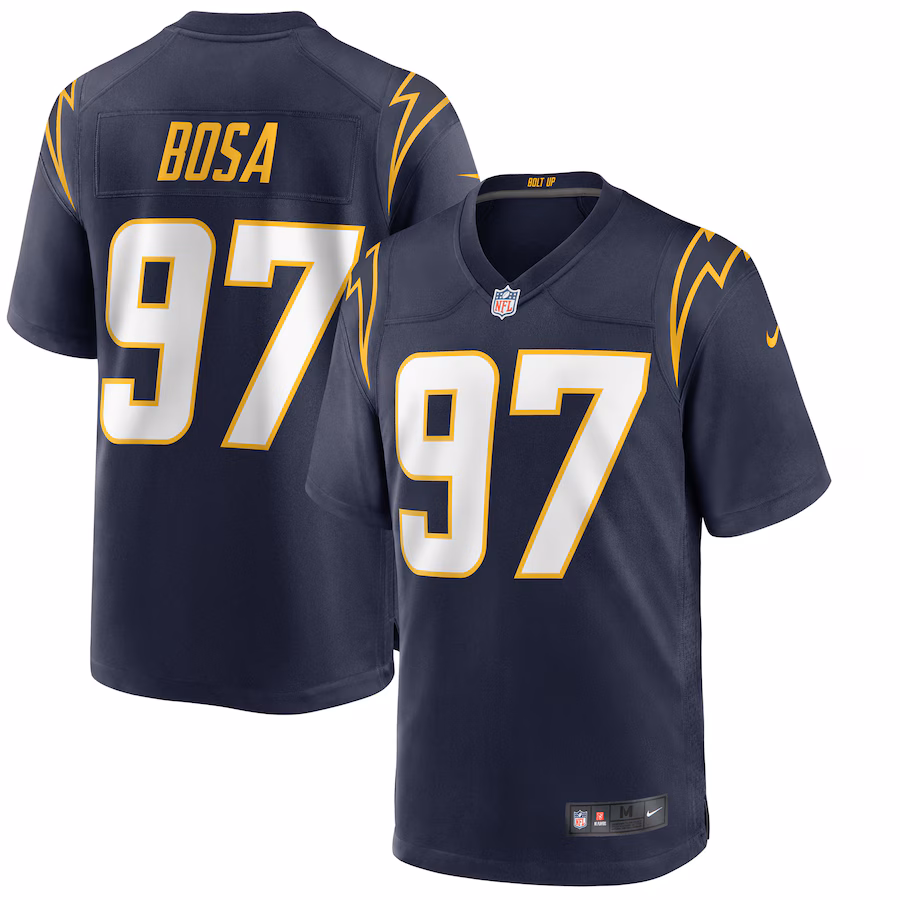 Men's Los Angeles Chargers Joey Bosa Nike Navy Alternate Game Jersey - Ujersey