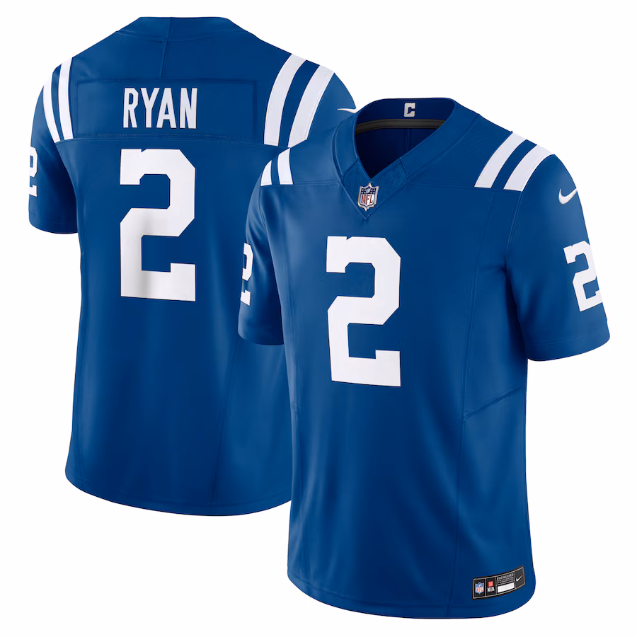 Men's Indianapolis Colts Matt Ryan Nike Royal Vapor F.U.S.E. Limited Jersey - Ujersey