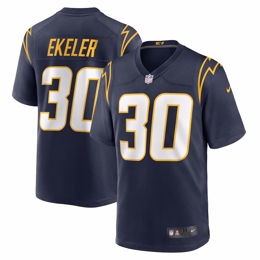 Men's Los Angeles Chargers Austin Ekeler Nike Navy Game Jersey - Ujersey