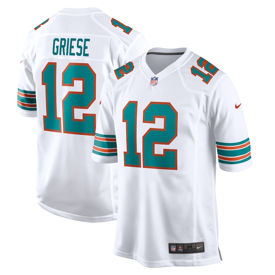 Men's Miami Dolphins Bob Griese Nike White Retired Player Jersey - Ujersey