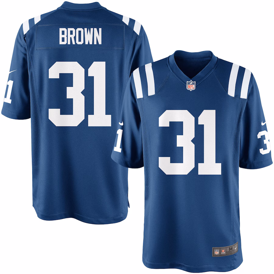 Nike Youth Indianapolis Colts Donald Brown Team Color Game Jersey - Ujersey